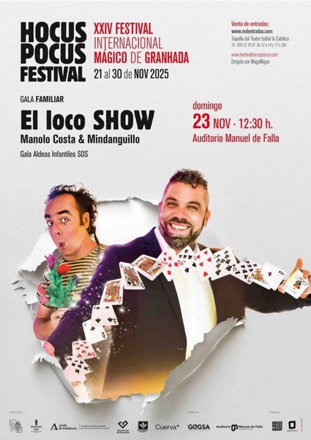 Cartel de `El Loco Show` en el Hocus Pocus Festival. (HOCUS POCUS FESTIVAL) Cartel de `El Loco Show` en el Hocus Pocus Festival. (HOCUS POCUS FESTIVAL)