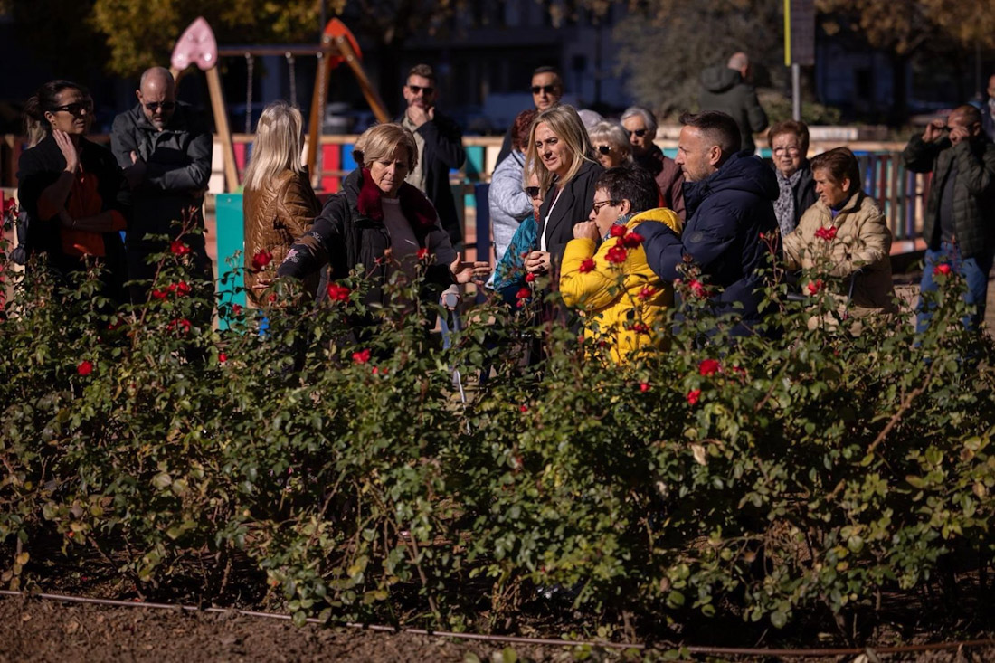 La alcaldesa de Granada, Marifrán Carazo, revisa los trabajos en la calle Jimena (AYUNTAMIENTO)