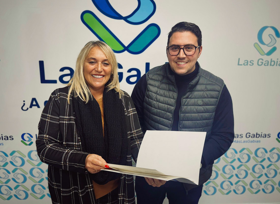 Meri Sádaba, alcaldesa de Las Gabias y Mariano Delgado, concejal de Presidencia, Personal, Juventud y Desarrollo de Las Gabias (AYTO. LAS GABIAS)