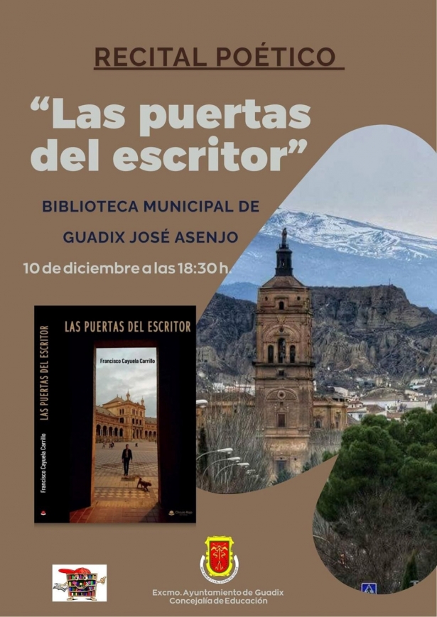 La Biblioteca Municipal José Asenjo Sedano de Guadix acoge un recital poético de `Las puertas del escritor` (AYUNTAMIENTO DE GUADIX)
