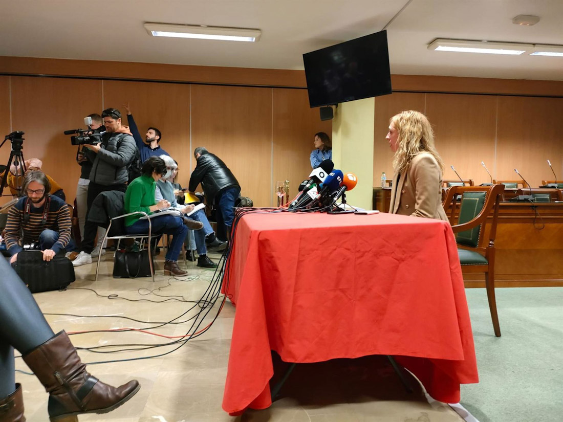 Berta Linares, en imagen de archivo en el Ayuntamiento de Maracena (EUROPA PRESS)