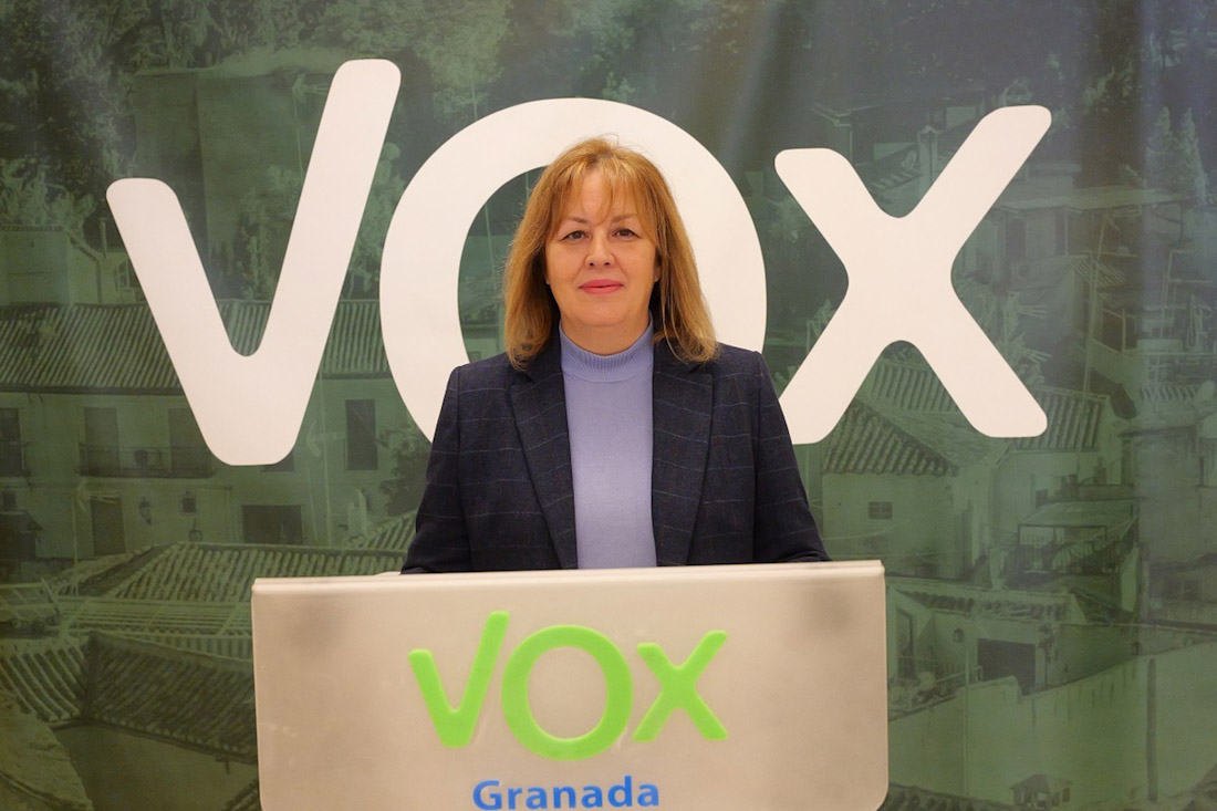 La parlamentaria andaluza por Granada de Vox Andalucía, Cristina Jiménez. (VOX)