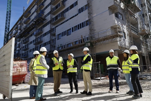 Imagen de archivo de obras de la tercera unidad de ejecución del Área de Intervención I Santa Adela (AYUNTAMIENTO DE GRANADA)