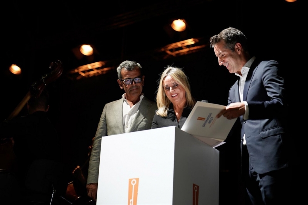 La alcaldesa de Granada, Marifrán Carazo, durante la inauguración de la I Bienal de Flamenco, a 5 de septiembre de 2025 en Granada (Andalucía, España). (Foto de archivo) (ARSENIO ZURITA - EUROPA PRESS) 