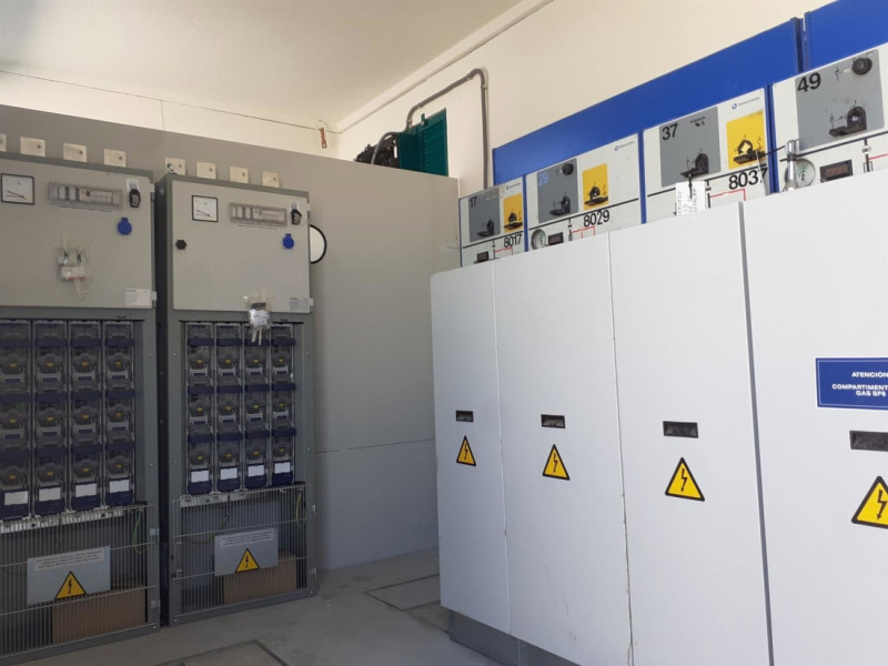 Imagen de archivo del interior de un centro de transformación de la zona norte (ENDESA) Imagen de archivo del interior de un centro de transformación de la zona norte (ENDESA)