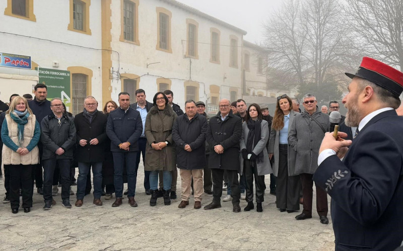Acto de reivindicación del tren para Baza tras 40 años desde que se perdió.