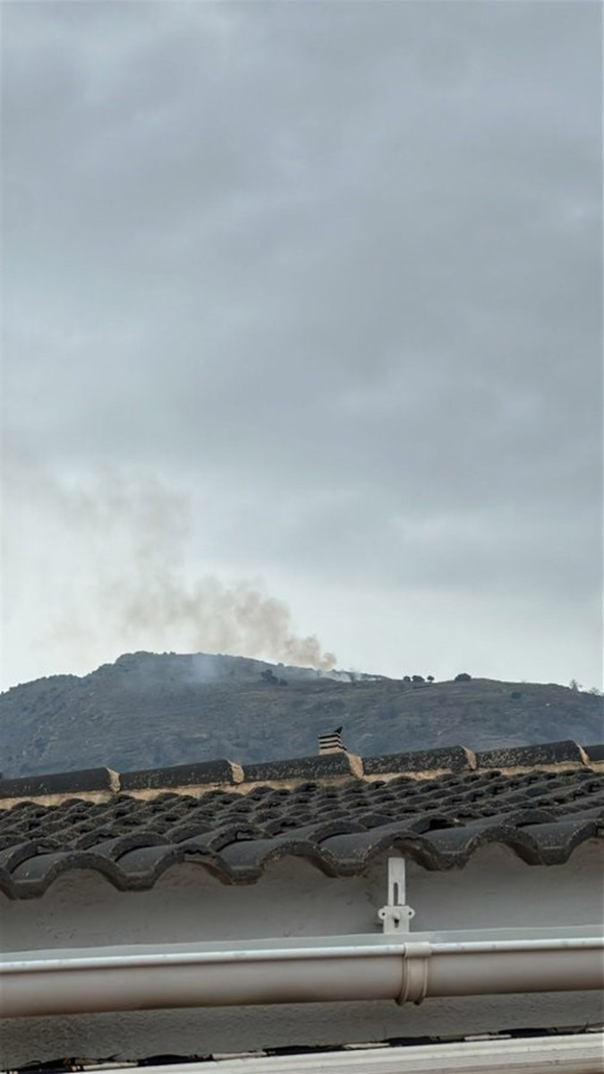 Incendio en Lanjarón del pasado 3 de enero (PLAN INFOCA)