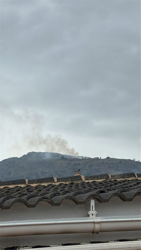 Incendio en Lanjarón del pasado 3 de enero (PLAN INFOCA)