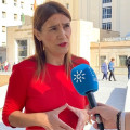 La parlamentaria andaluza del PSOE Olga Manzano (PSOE)
