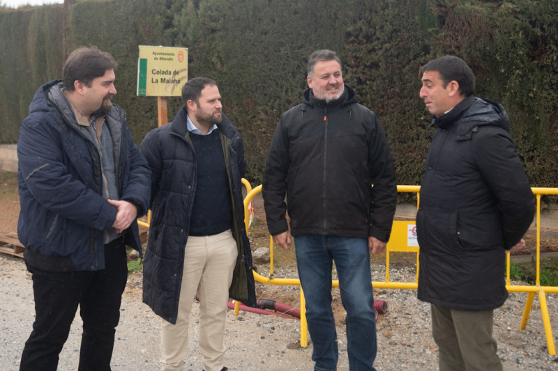 Imagen de la visita a Alhendín (GPMEDIA)