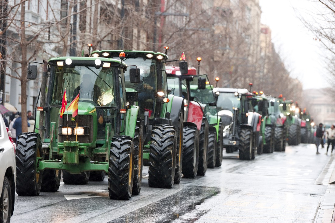 Tractorada en Granada (GPMEDIA)