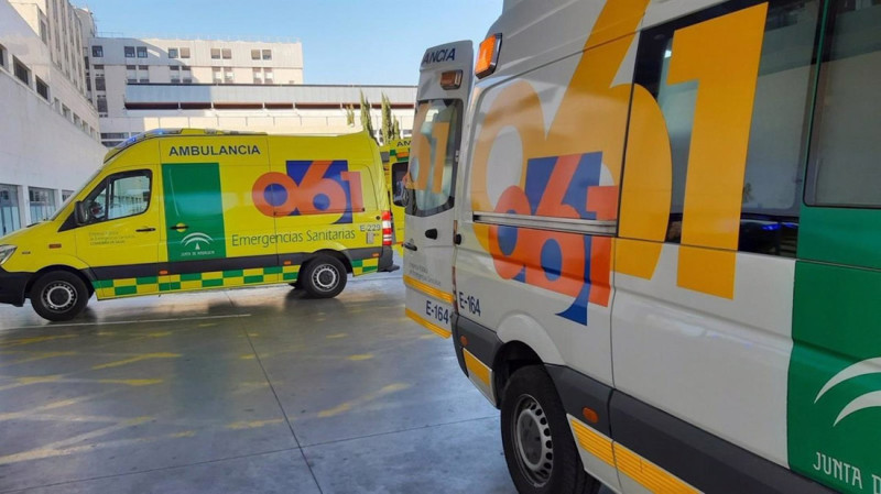 Foto de archivo de ambulancias del 061 en Andalucía (EMERGENCIAS 112)