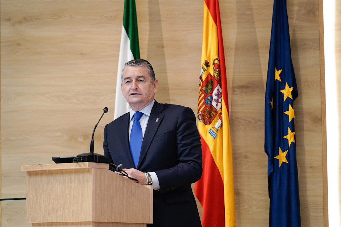 El consejero de Sanidad, Presidencia y Emergencias, Antonio Sanz, a mediados del pasado mes de enero (ARSENIO ZURITA - EUROPA PRESS)