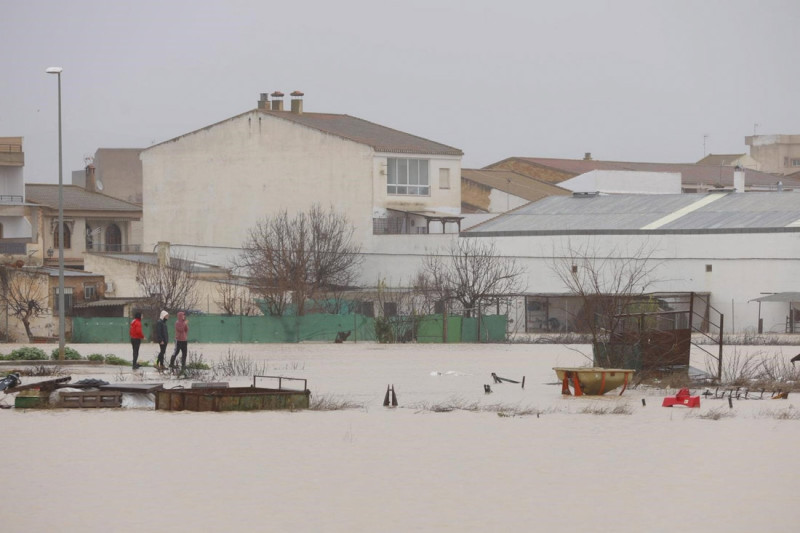 Situación en Huétor Tájar tras el paso de la borrasca 'Leonardo'