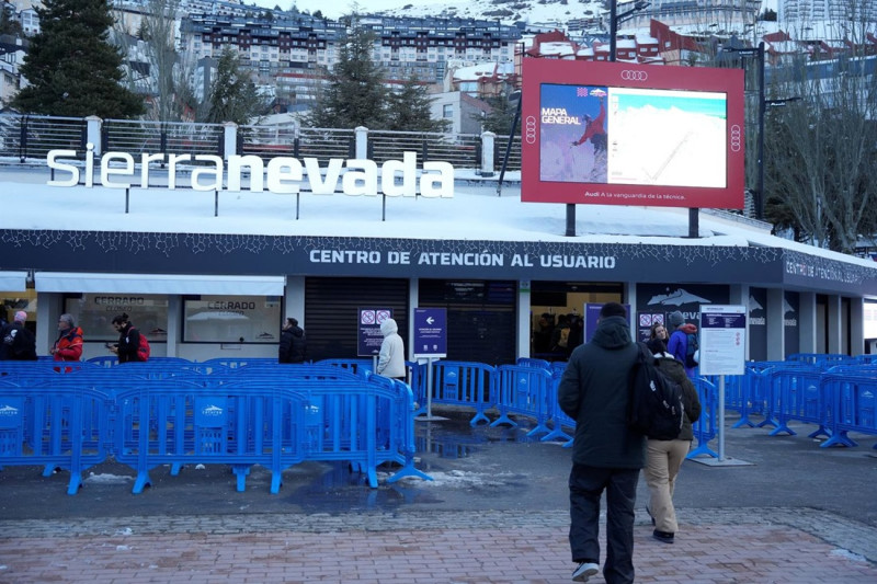 Estación de esquí de Sierra Nevada el pasado enero (JOAQUÍN CORCHERO / EUROPA PRESS)