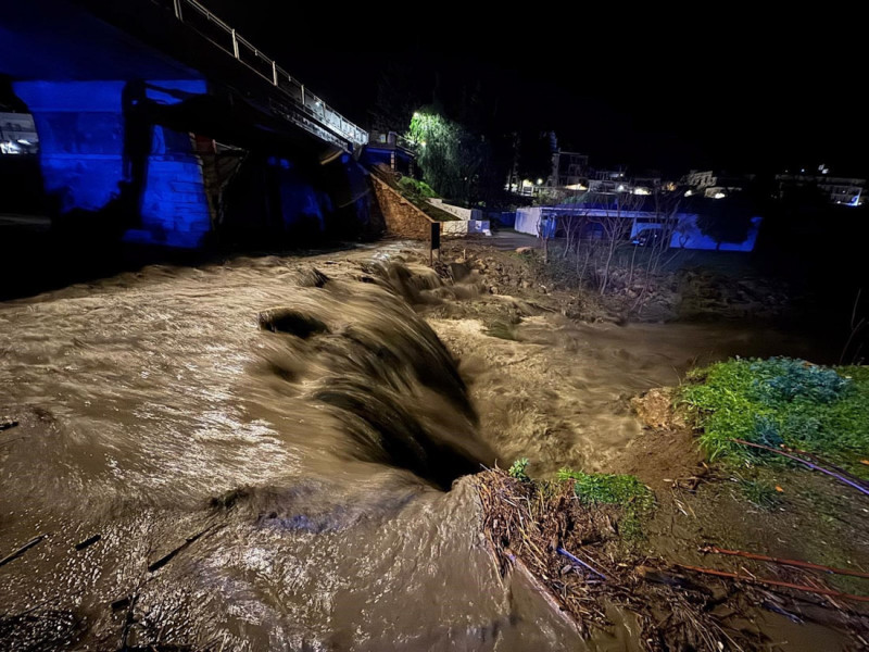 La crecida de río Chico en Órgiva (AYUNTAMIENTO DE ÓRGIVA)
