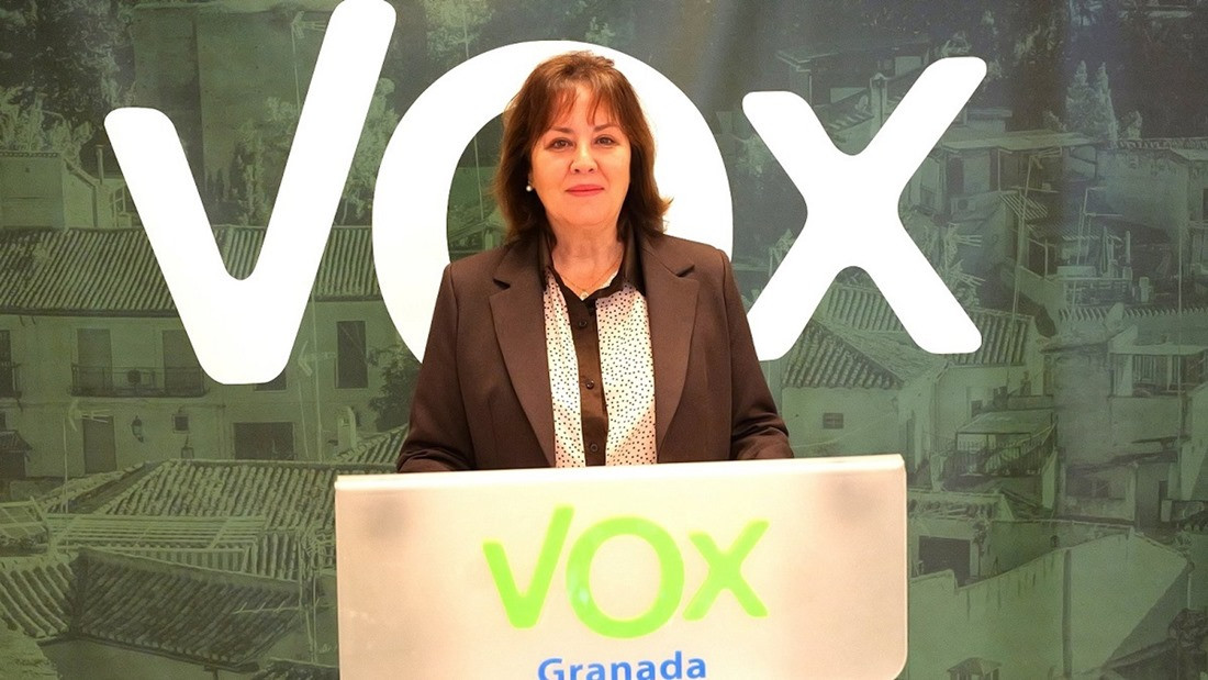 La parlamentaria andaluza de Vox por Granada Cristina Jiménez (VOX)
