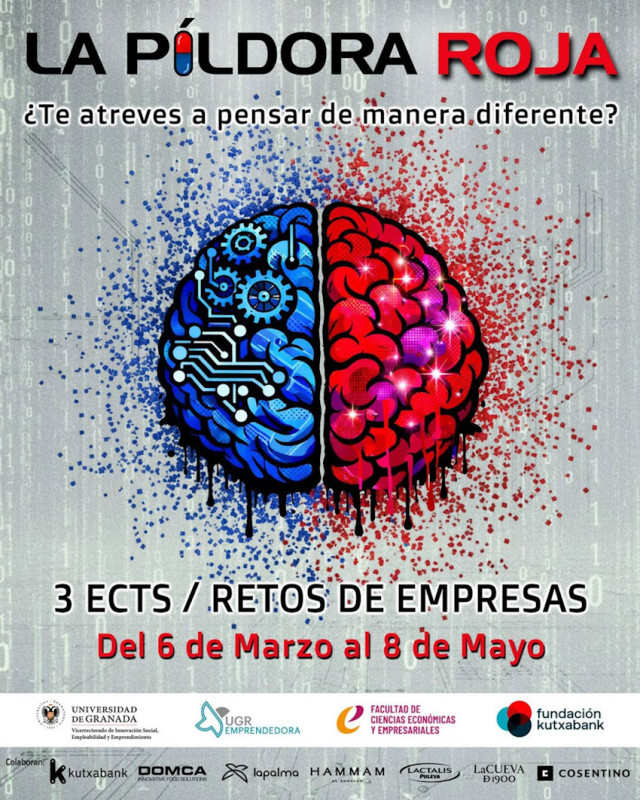 Cartel de 'La Píldora Roja' (FUNDACIÓN KUTXABANK) Cartel de 'La Píldora Roja' (FUNDACIÓN KUTXABANK)