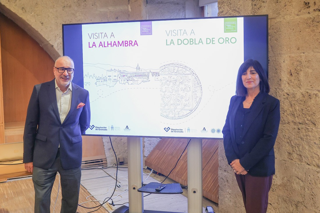 Presentación de las visitas a la Alhambra y a la Dobla de Oro (GPMEDIA)