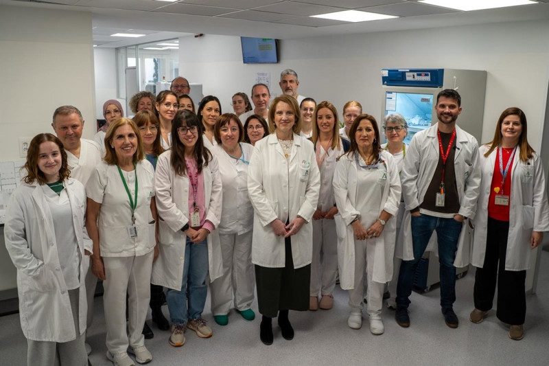 Parte del equipo de Hematología del Hospital Virgen de las Nieves de Granada (JUNTA DE ANDALUCÍA) Parte del equipo de Hematología del Hospital Virgen de las Nieves de Granada (JUNTA DE ANDALUCÍA)
