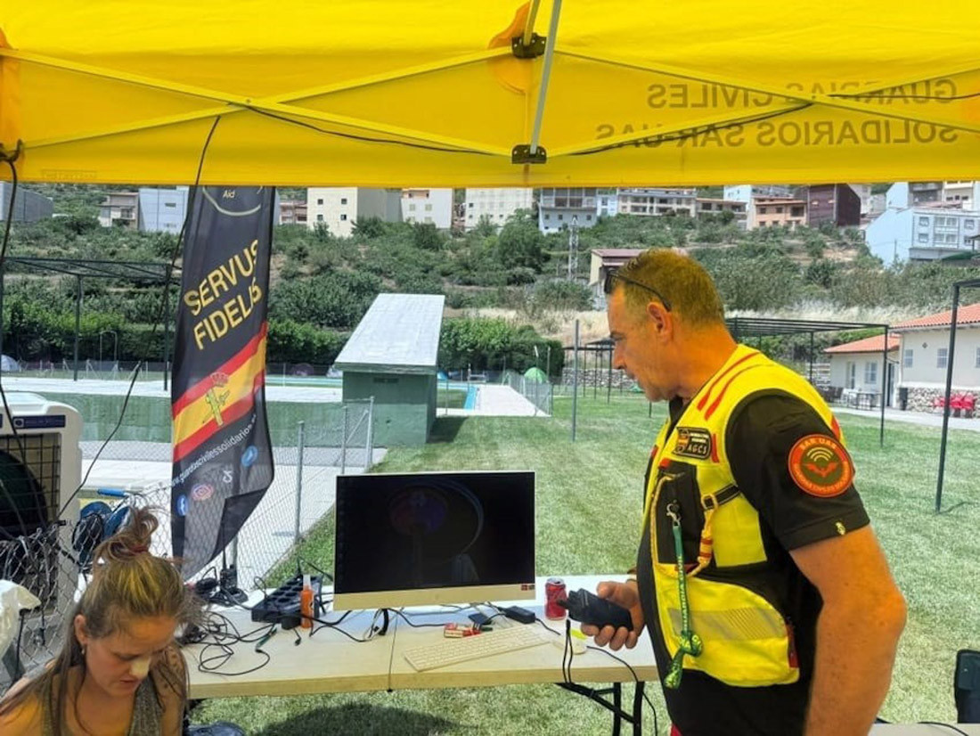 La Asociación Guardias Civiles Solidarios organizan el primer simulacro de búsqueda de desaparecidos.