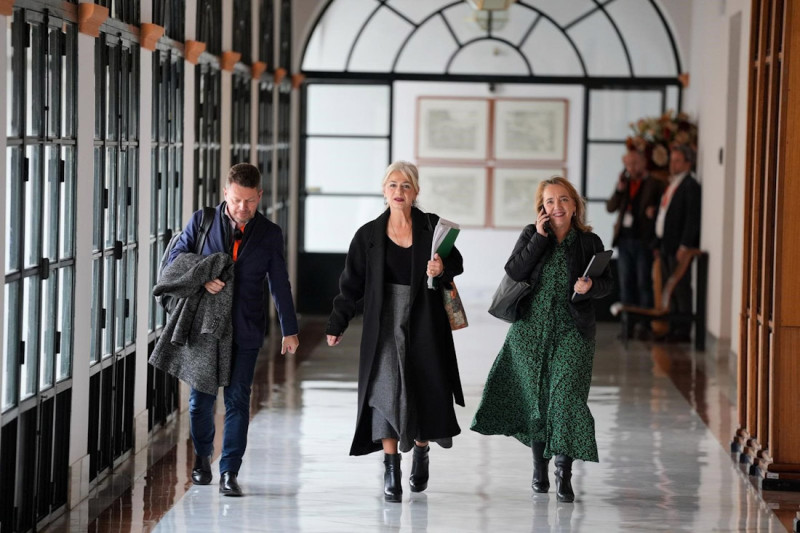 La consejera de Cultura y Deporte, Patricia del Pozo, en el centro en la imagen en el Parlamento de Andalucía (JUNTA) La consejera de Cultura y Deporte, Patricia del Pozo, en el centro en la imagen en el Parlamento de Andalucía (JUNTA)