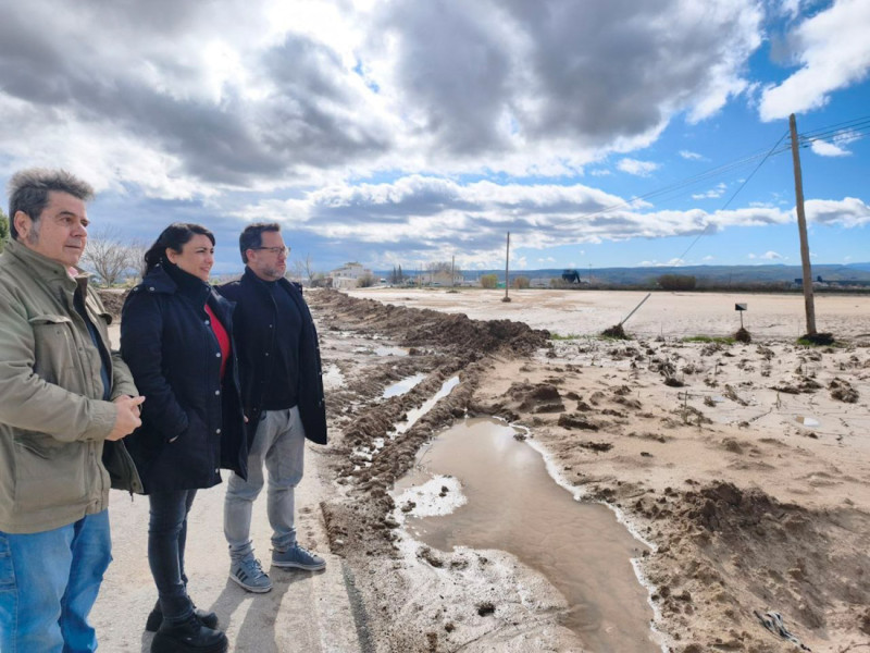 Desde la derecha en la imagen el portavoz de Adelante Andalucía, José Ignacio García, y la candidata en Granada, Inma Manzano (ADELANTE ANDALUCÍA)