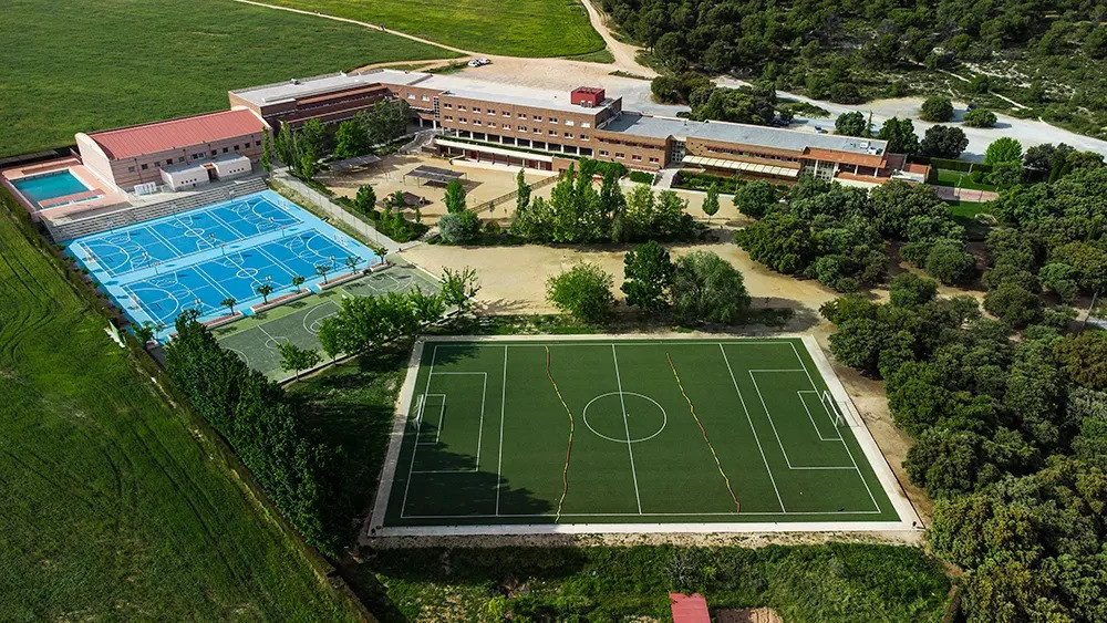 Vista aerea del Agora Granada College