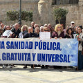 Concentración en Baza (Granada) a favor de una sanidad pública 