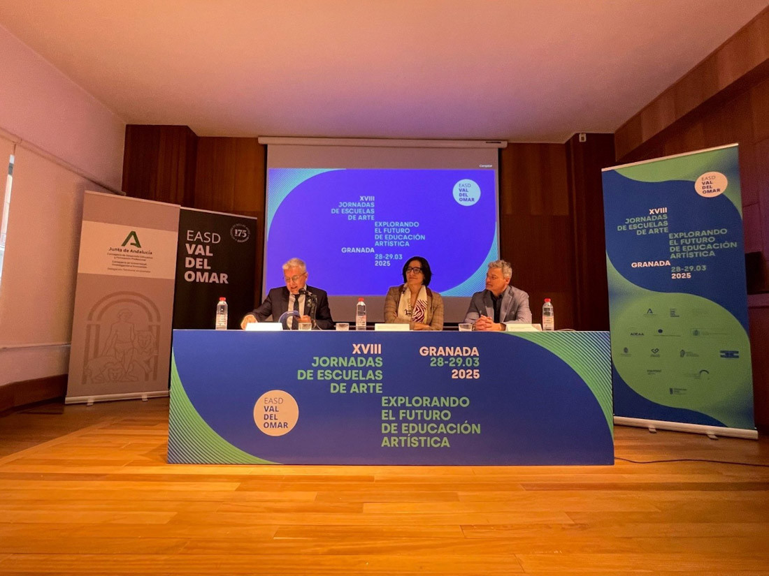 Jornadas en la Escuela de Arte y Superior de Diseño José Val del Omar de Granada (JUNTA)