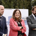 La consejera María del Carmen Castillo ha presentado este viernes el proyecto de esta actuación que permitirá crear 240 nuevos puestos escolares de ESO y Bachillerato y retirar cuatro aulas prefabricadas del centro escolar (ESTHER LOBATO / EUROPA PRESS)
