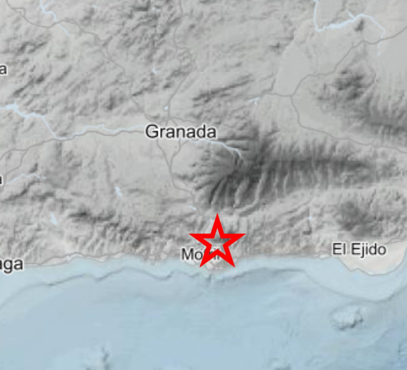 Terremoto en Lújar (IGN)