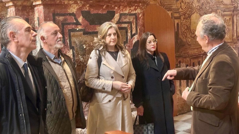 El equipo de Vox en Granada capital ha visitado el Monasterio para reunirse con el portavoz de la comunidad religiosa y con la priora del convento (VOX) El equipo de Vox en Granada capital ha visitado el Monasterio para reunirse con el portavoz de la comunidad religiosa y con la priora del convento (VOX)