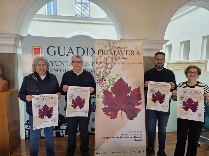 Presentación de la XV Feria Primavera y Vino (AYTO. GUADIX)