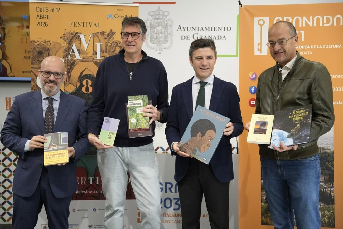 El Ayuntamiento de Granada impulsa el Festival Gravite, que premia a Ángel Ibarra como Viajero en el Tiempo (AYUNTAMIENTO DE GRANADA)