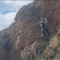 Rescatada una mujer tras quedar atrapada en mitad de una tirolina de la Vía Ferrata de Güéjar Sierra (GUARDIA CIVIL)
