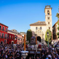 Imagen de archivo de la Procesión del Santo Entierro el Viernes Santo en la ciudad de Granada (JUNTA)
