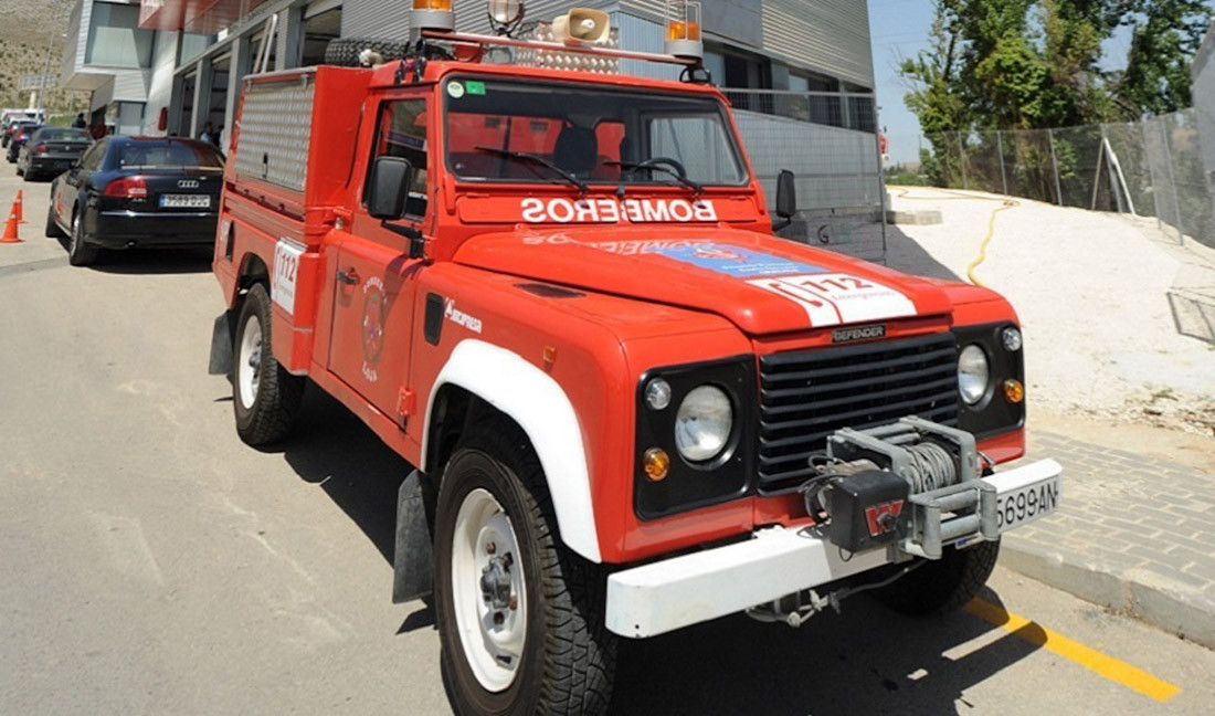 Imagen de un vehículo de bomberos (112 ANDALUCÍA)