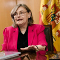 La vocal del CGPJ Esther Erice, durante una entrevista para Europa Press, a 27 de marzo de 2026, en Madrid (CARLOS LUJÁN - EUROPA PRESS)
