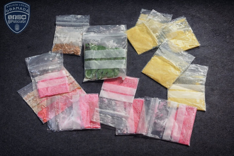 Drogas de diseño intervenidas.