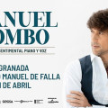 Imagen promocional del concierto de Manuel Lombo en Granada (GRUPO MUNDO)