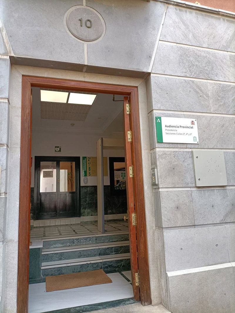 Sede de la Presidencia y Secciones Civiles tercera, cuarta y quinta de la Audiencia Provincial de Granada (EUROPA PRESS)