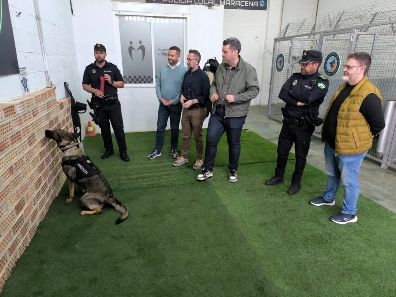 Visita a las nuevas instalaciones para la unidad canina (AYTO. MARACENA) Visita a las nuevas instalaciones para la unidad canina (AYTO. MARACENA)