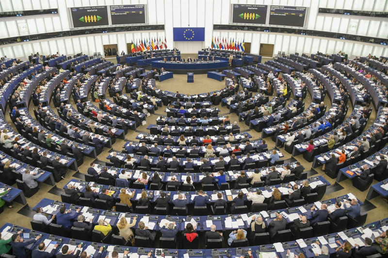 Imagen de archivo del Parlamento Europeo (PHILIPPE STIRNWEISS/EUROPEAN PAR / DPA)