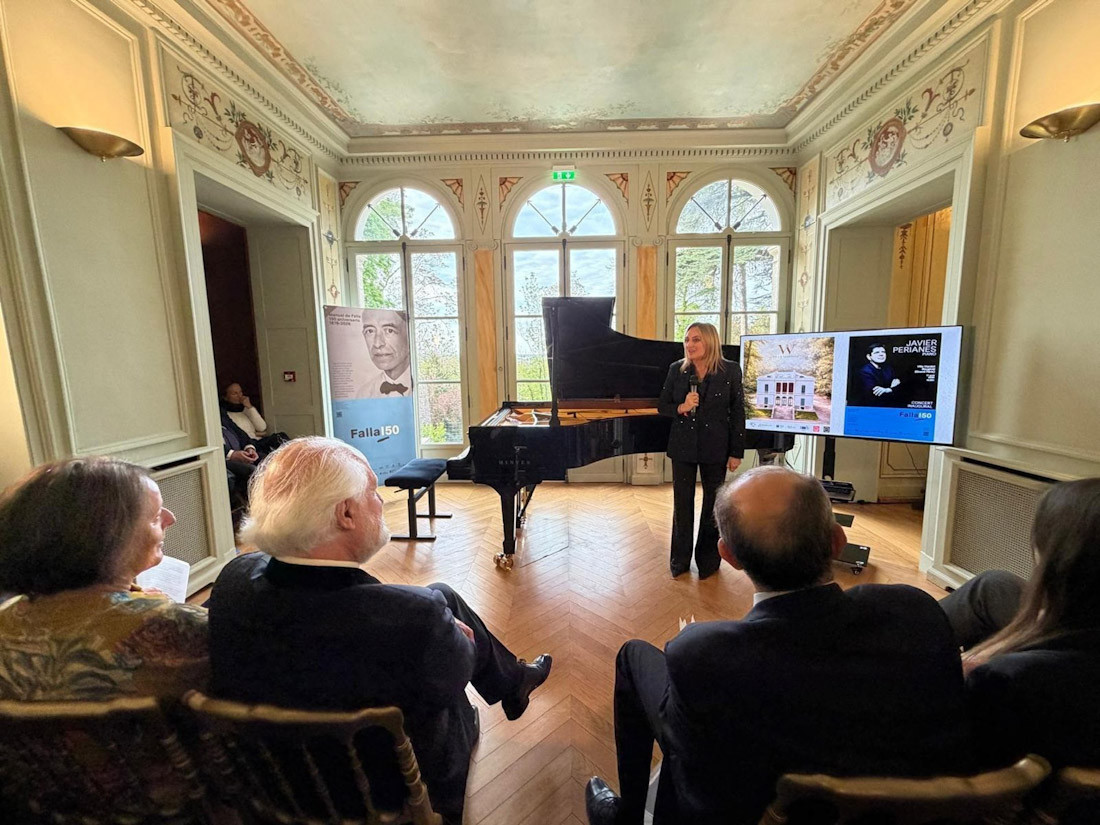 La alcaldesa de Granada, Marifran Carazo, en París por el Año Manuel de Falla 2026 (AYUNTAMIENTO DE GRANADA)