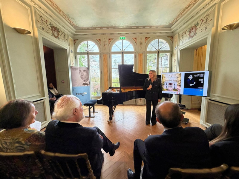 La alcaldesa de Granada, Marifran Carazo, en París por el Año Manuel de Falla 2026 (AYUNTAMIENTO DE GRANADA)