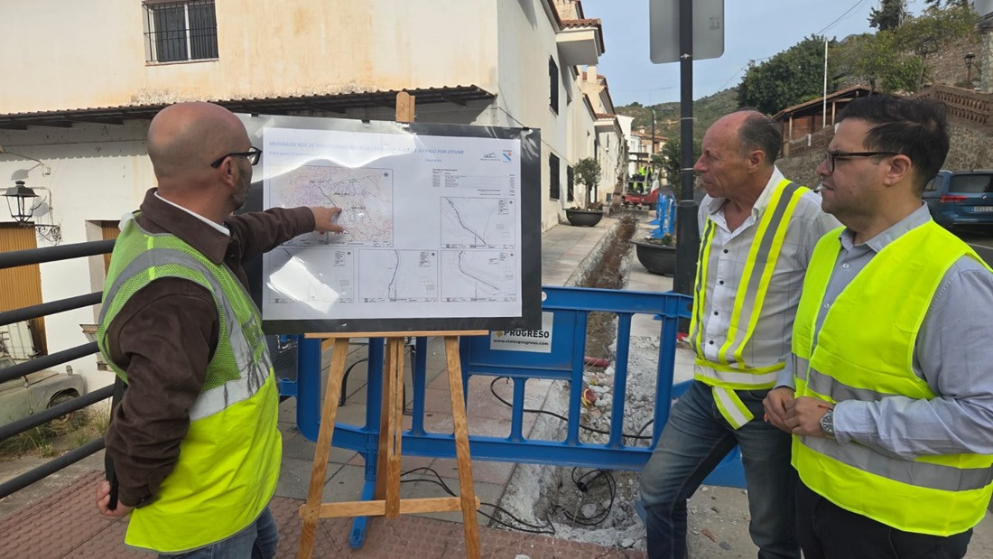 Visita a las obras de Otívar (MANCOMUNIDAD)