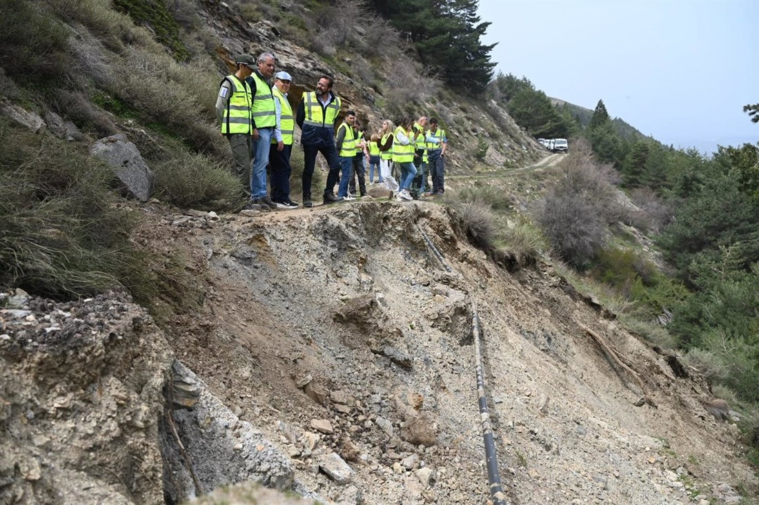 La inspección que ha realizado el delegado de la Junta en Granada, Antonio Granados (JUNTA)