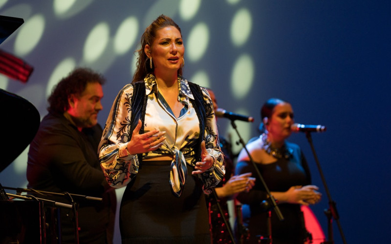 Marina Heredia en un concierto en Atarfe (JAVIER MARTÍN RUIZ / APDI GROUP)