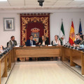 Reunión del consejero de Justicia, Administración Local y Función Pública, José Antonio Nieto, en el Ayuntamiento de Las Gabias (JUNTA DE ANDALUCÍA)